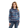 Ariat Ladies All Over Print Chimayo Hoodie New Mexico Navy