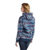 Ariat Ladies All Over Print Chimayo Hoodie New Mexico Navy