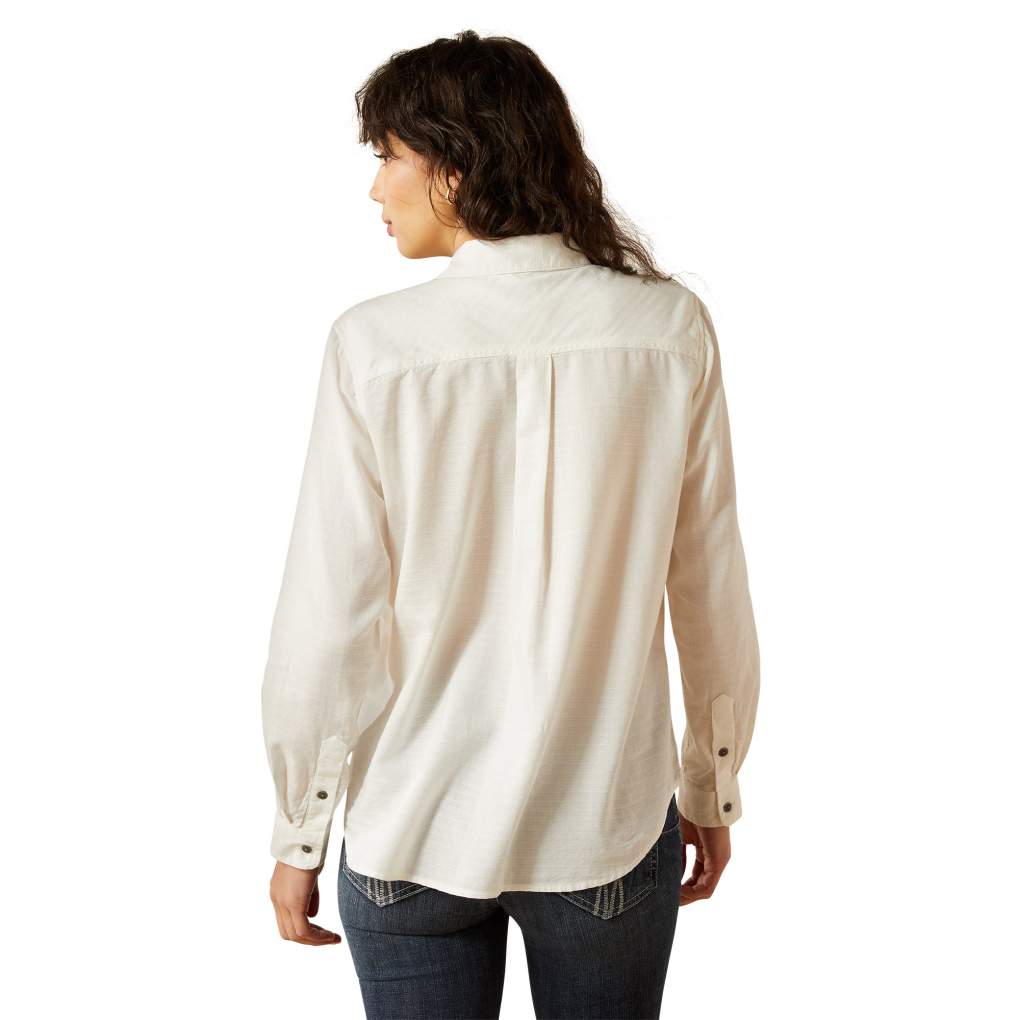 Ariat Ladies Billie Jean Shirt Cloud Dancer Dobby