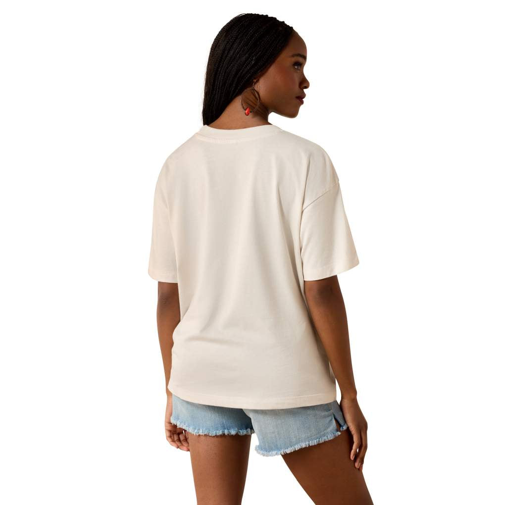 Ariat Ladies Buck Wild Tee Natural