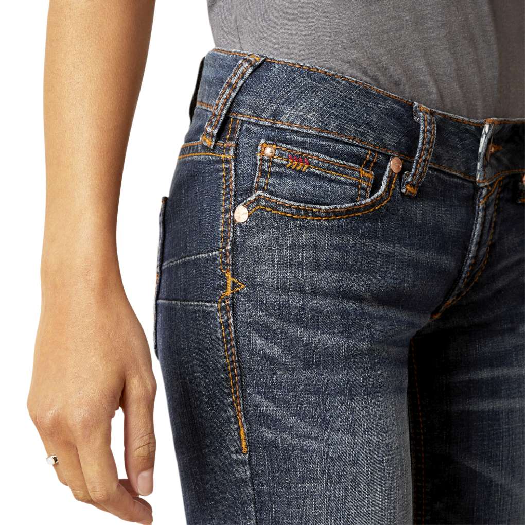 Ariat Ladies Charly Florida Regular Low Rise Straight Jeans