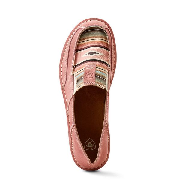 Ariat Ladies Cruiser Azalea Suede Baby Pink Serape