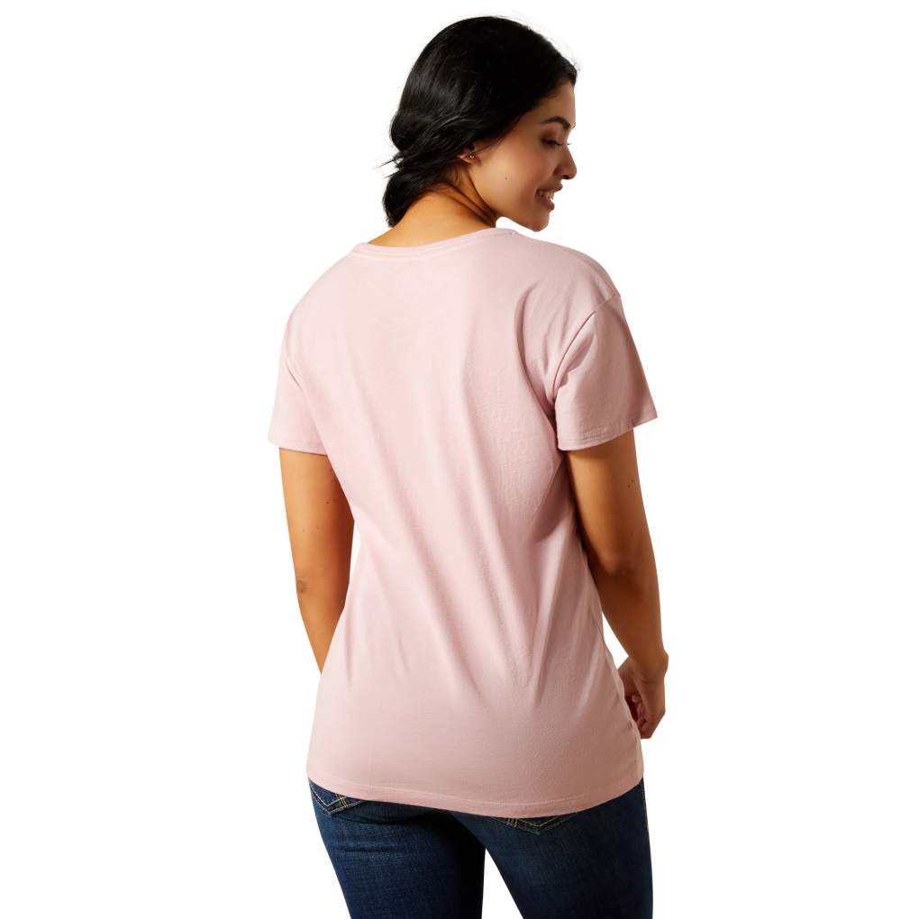 Ariat Ladies Early To Rise Tee Dusty Pink