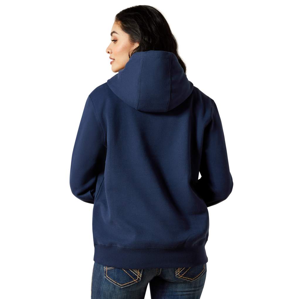 Ariat Ladies Emblem Hoodie Dress Blues
