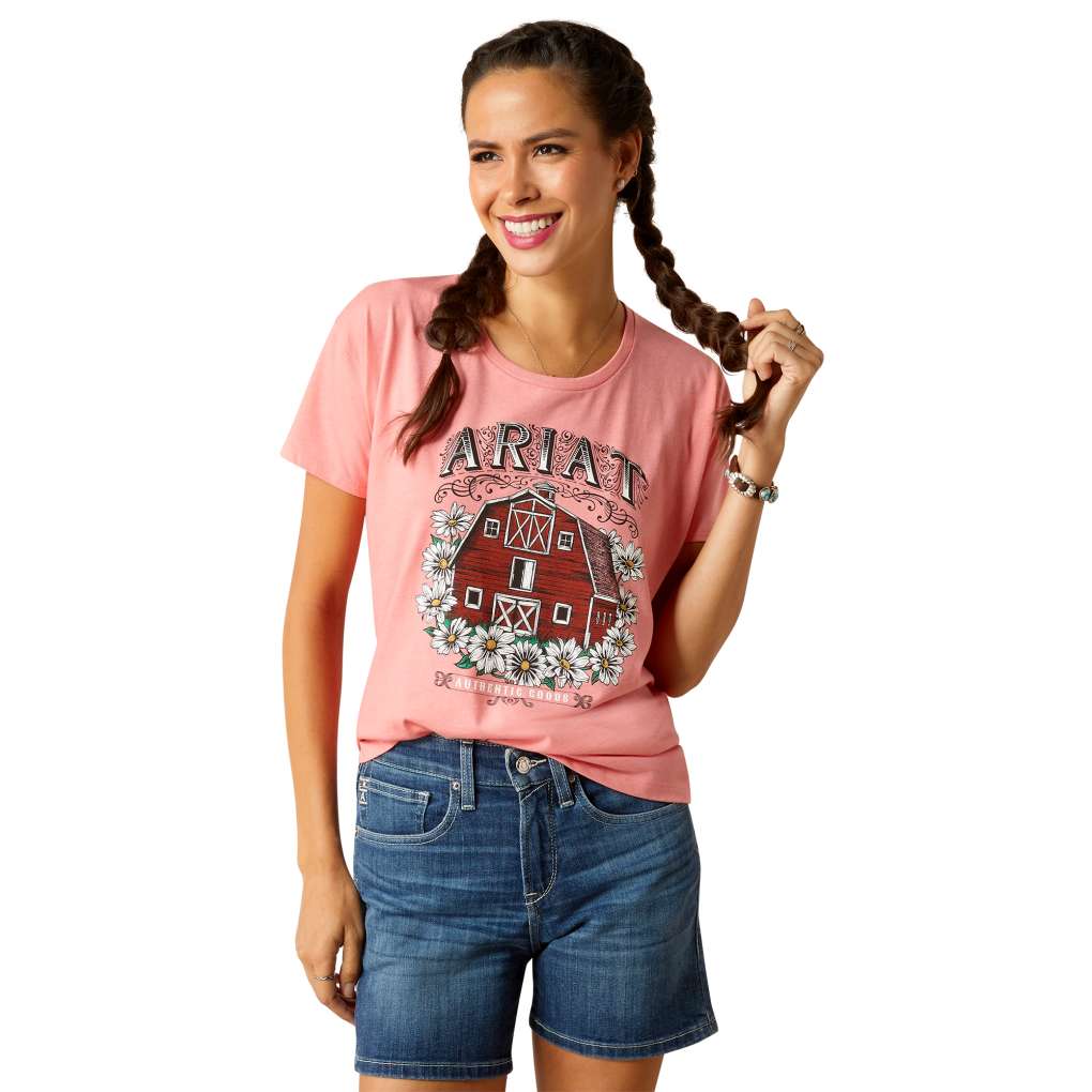Ariat Ladies Floral Farm Tee