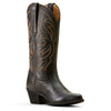 Ariat Ladies Heritage J Toe Stretchfit Black Deertan