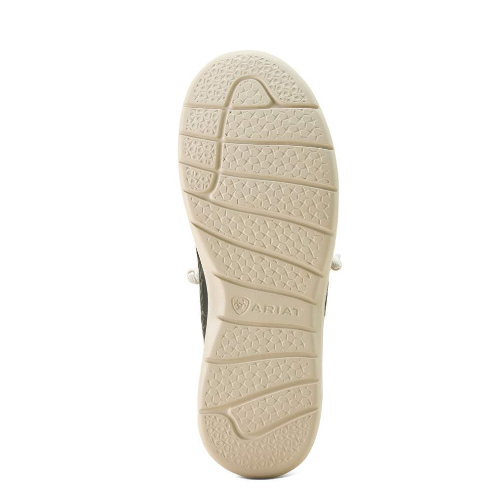 Arait Ladies Hilo Black Floral Emboss/Black &amp; White Hair On