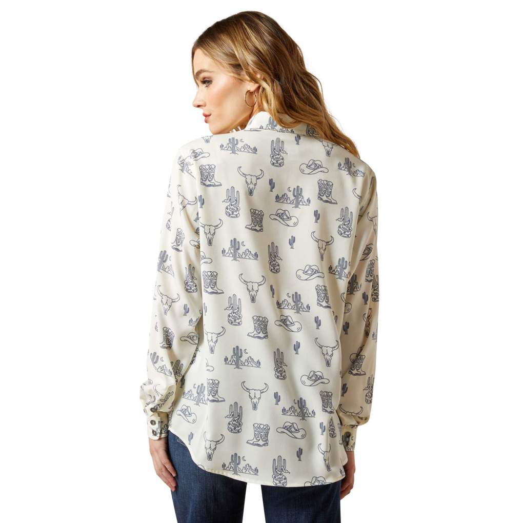 Ariat Ladies Homestyle Shirt Deserted Print