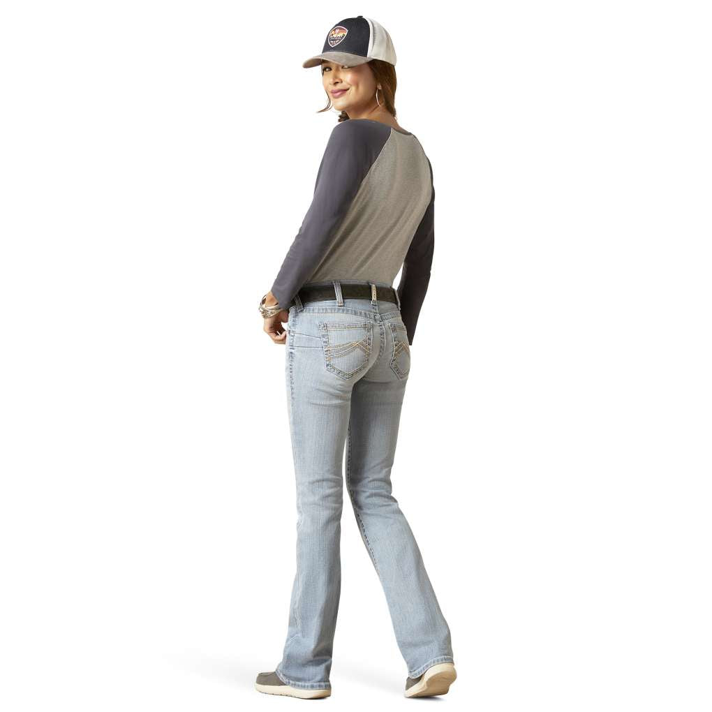 Ariat Ladies Kehlani Colorado Long Mid Rise Boot Cut Jeans