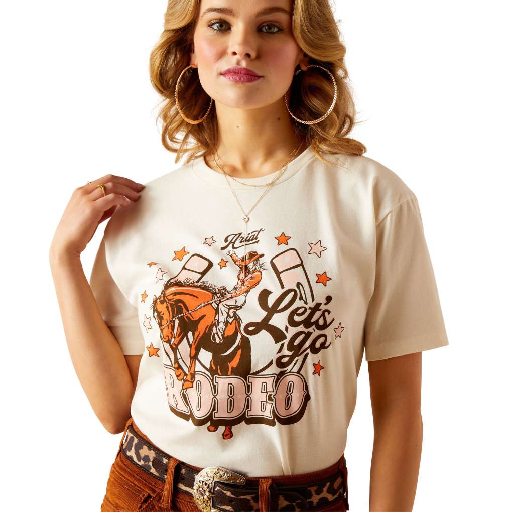 Ariat Ladies Lets Rodeo Tee