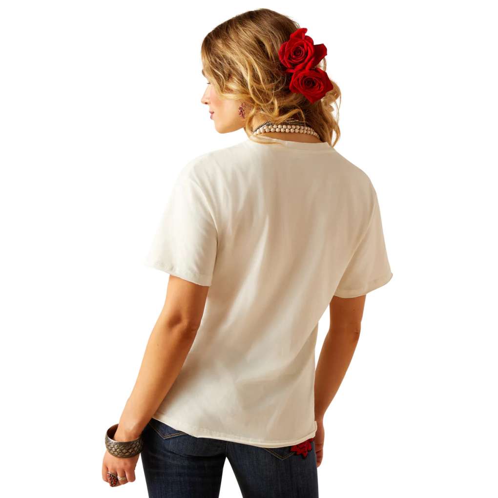 Ariat Ladies Rodeo Quincy Happytrails Tee Vanilla Ice