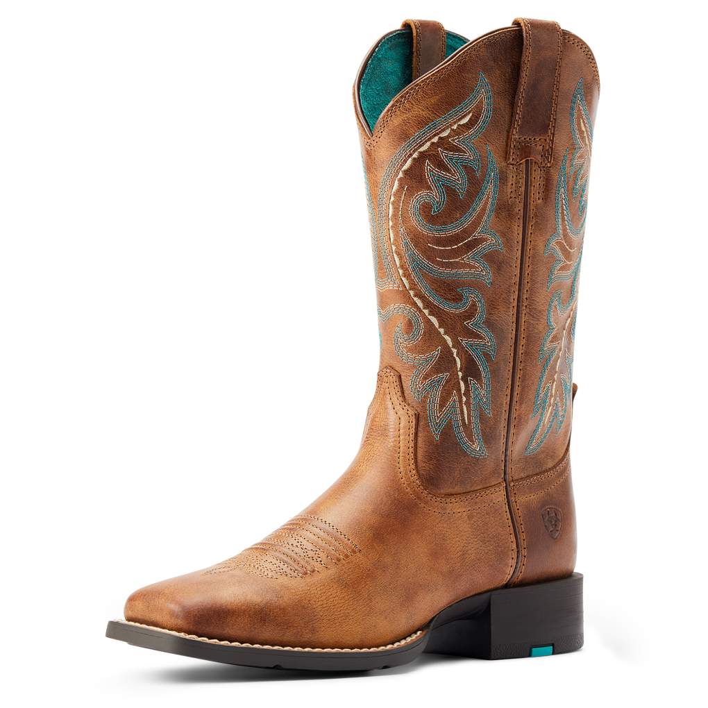 Ariat Ladies Round Up Back Zip Desert Sand