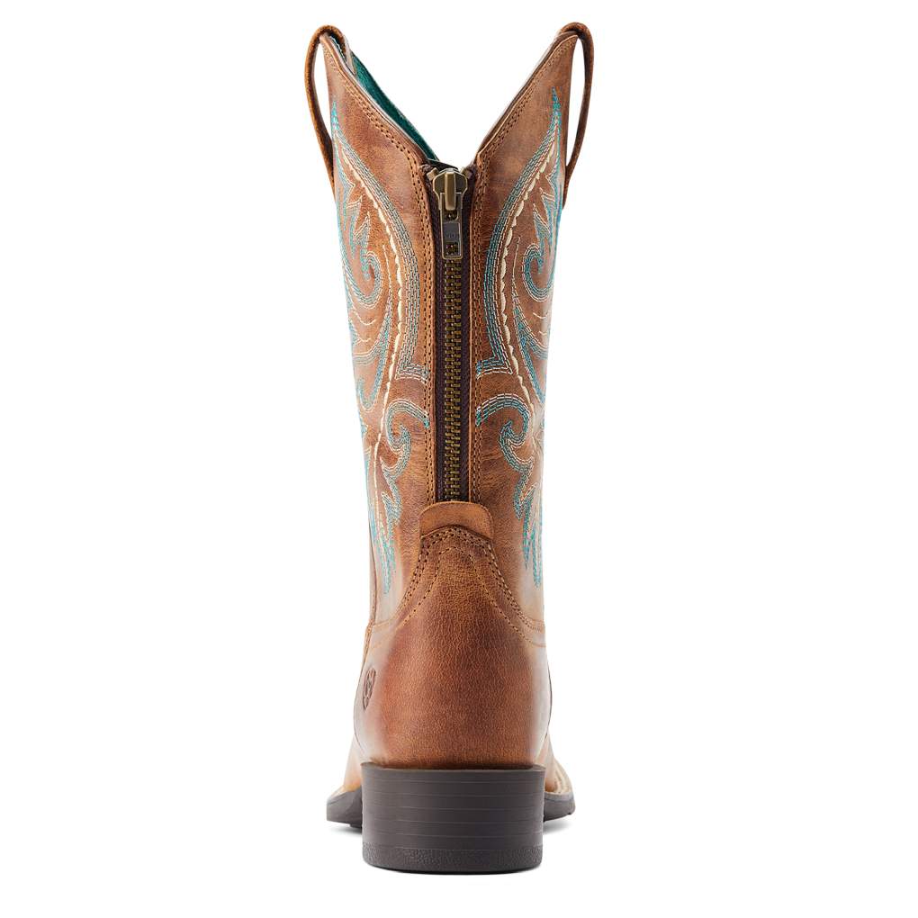 Ariat Ladies Round Up Back Zip Desert Sand