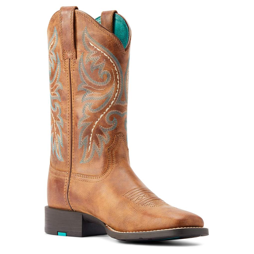Ariat Ladies Round Up Back Zip Desert Sand