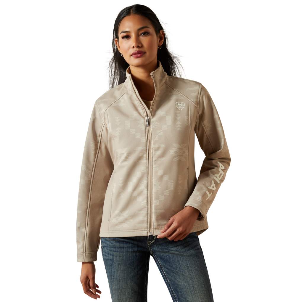 Ariat Ladies Logo Softshell SW Cross Stitch Jacket