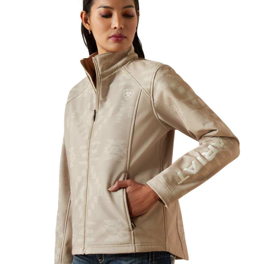 Ariat Ladies Logo Softshell SW Cross Stitch Jacket