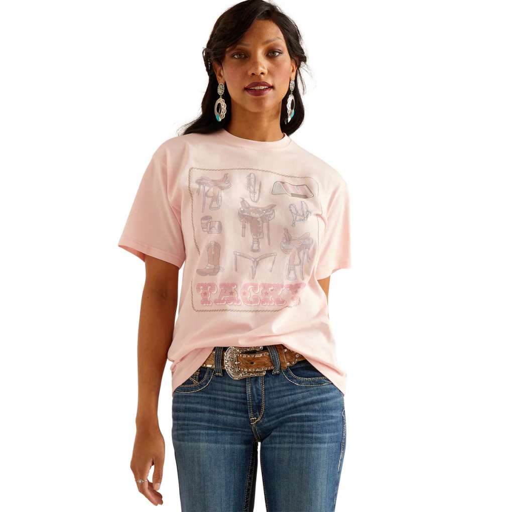 Ariat Ladies Tacky Tee Blushing Rose