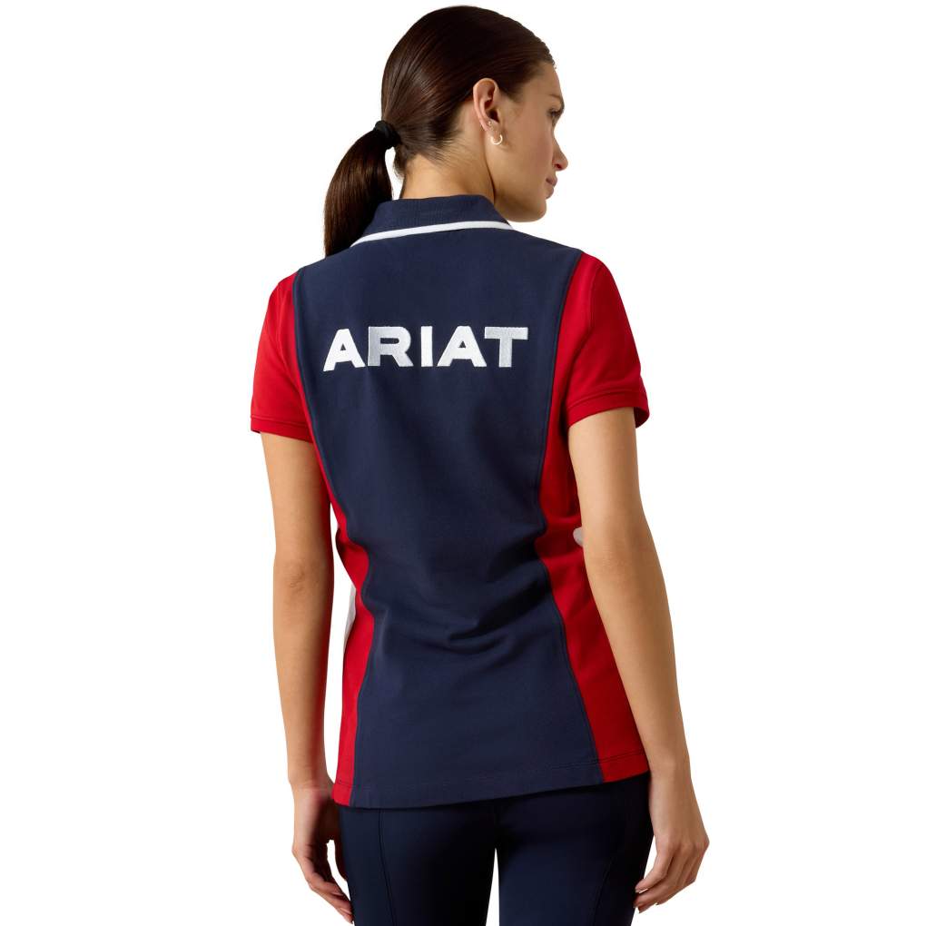 Ariat Ladies Taryn Navy/Red Polo