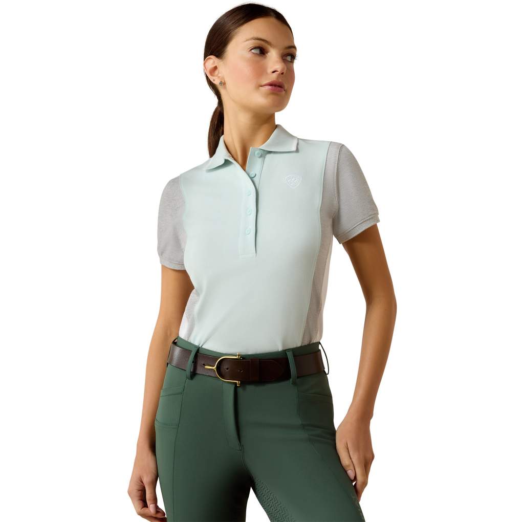Ariat Ladies Taryn Starlight/Heather Grey Polo