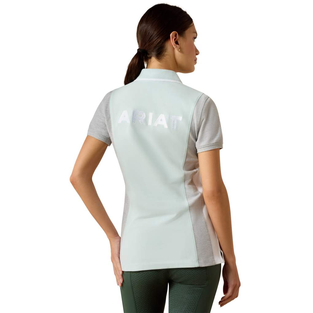 Ariat Ladies Taryn Starlight/Heather Grey Polo