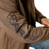 Ariat Mens Softshell Logo Jacket Banyan Bark