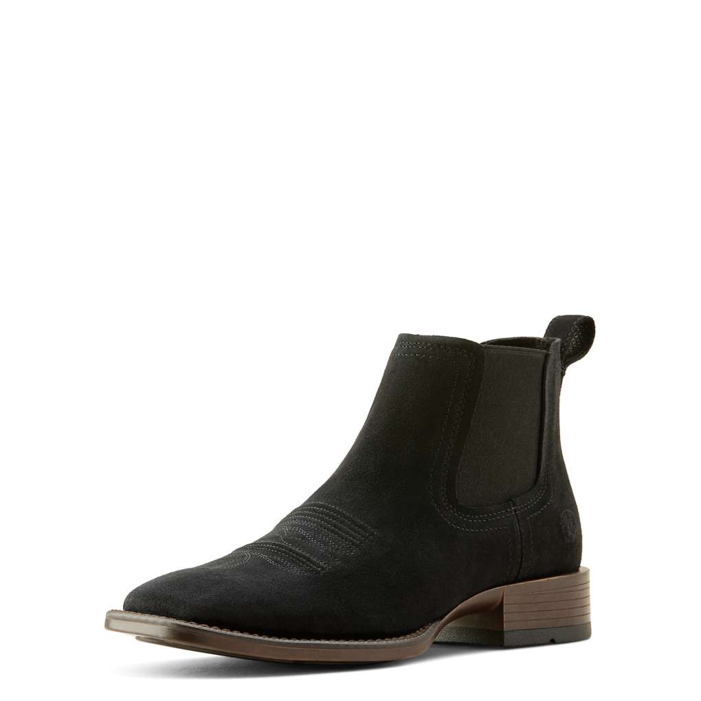 Ariat Mens Booker Ultra Black Suede