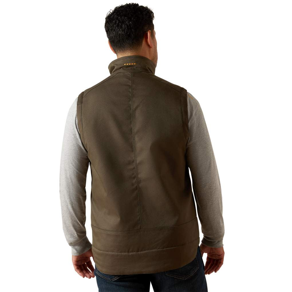 Ariat Mens Rebar Duracanvas Vest Earth
