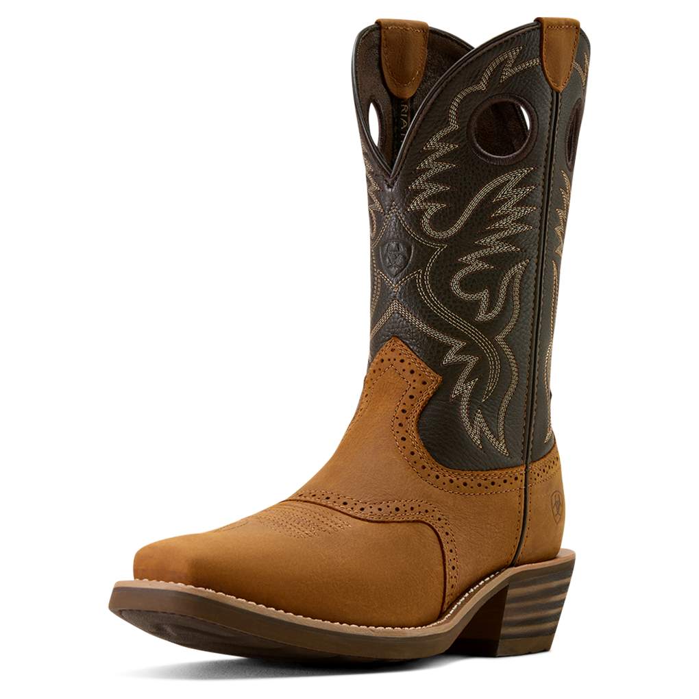 Ariat Mens Heritage Roughstock Status Brn/Chocolate Smoke