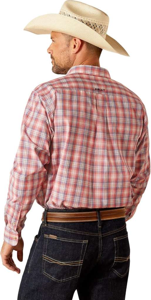 Ariat Mens Pro Darvey Shirt Hibiscus Plaid