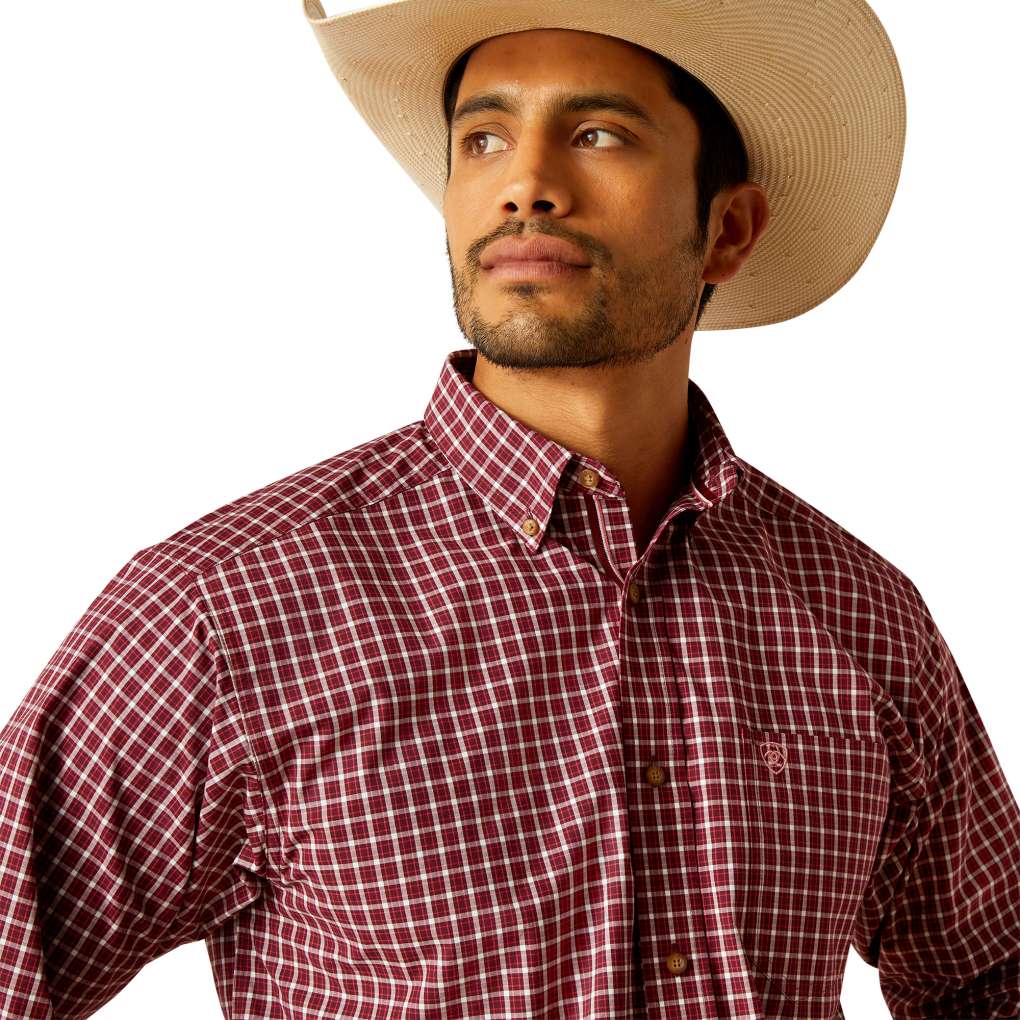 Ariat Mens Pro Tyson Shirt Syrah