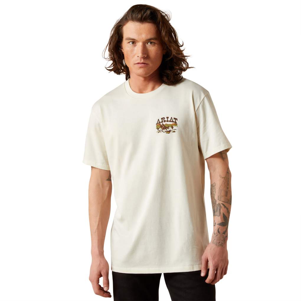 Ariat Mens Pulp Western Tee Turtledove