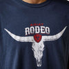 Ariat Mens Rodeo Skull Tee Navy Heather