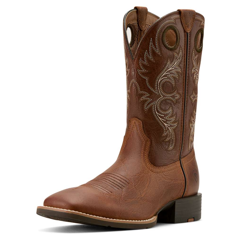 Ariat Mens Sport Rodeo Aged Tan Elephant Print/Luna Tan
