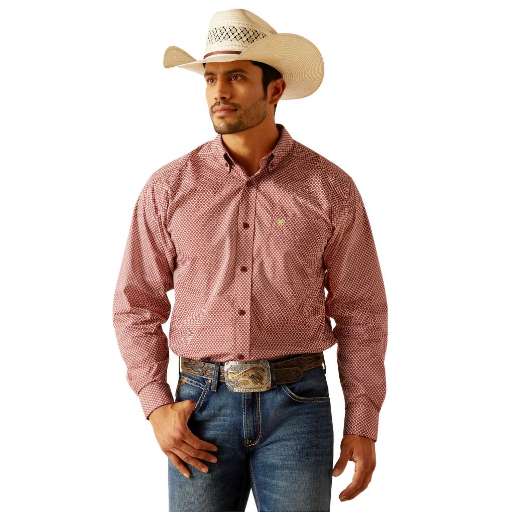 Ariat Mens Teegan Shirt Syrah