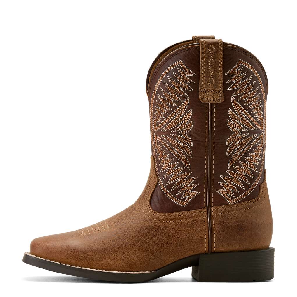 Ariat Youth Ruidoso Pearl/Chocolate Brown