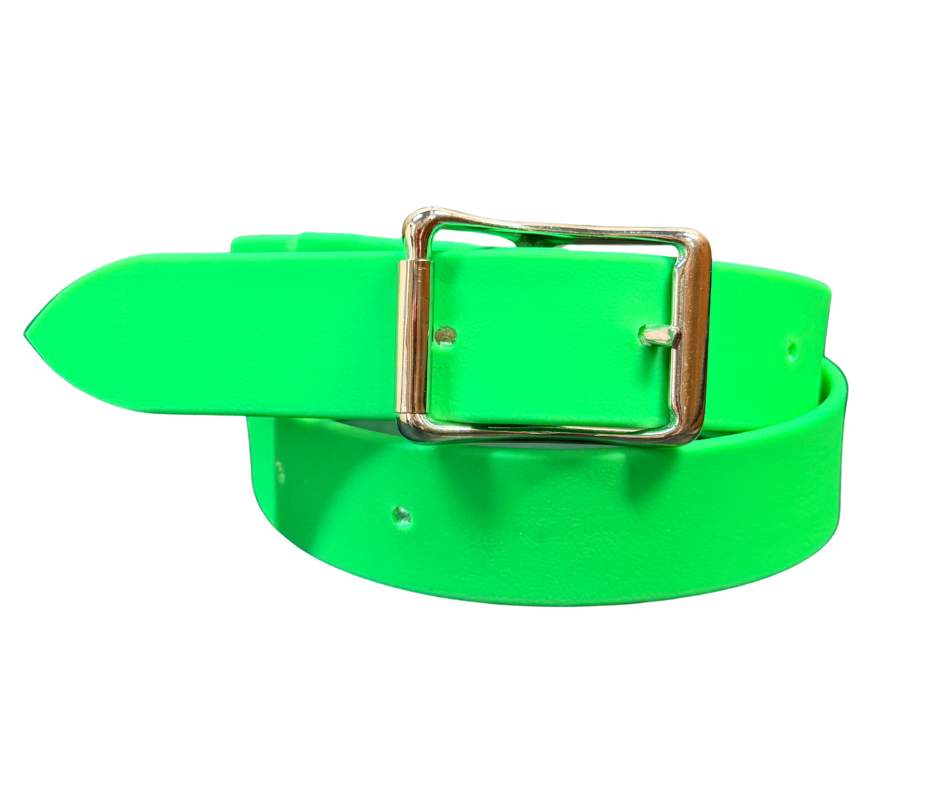 TTS Bull Strap 1 1/2 Inch Heavy Biothane Fluro