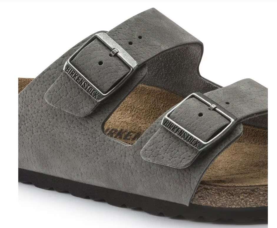 Birkenstock Arizona Desert Buck Whale Grey Nubuck Regular