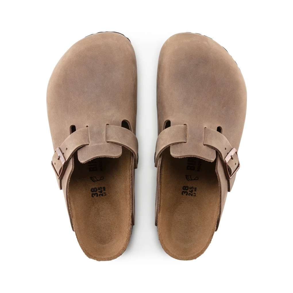Birkenstock Boston Tabacco Brown Oiled Leather Regular