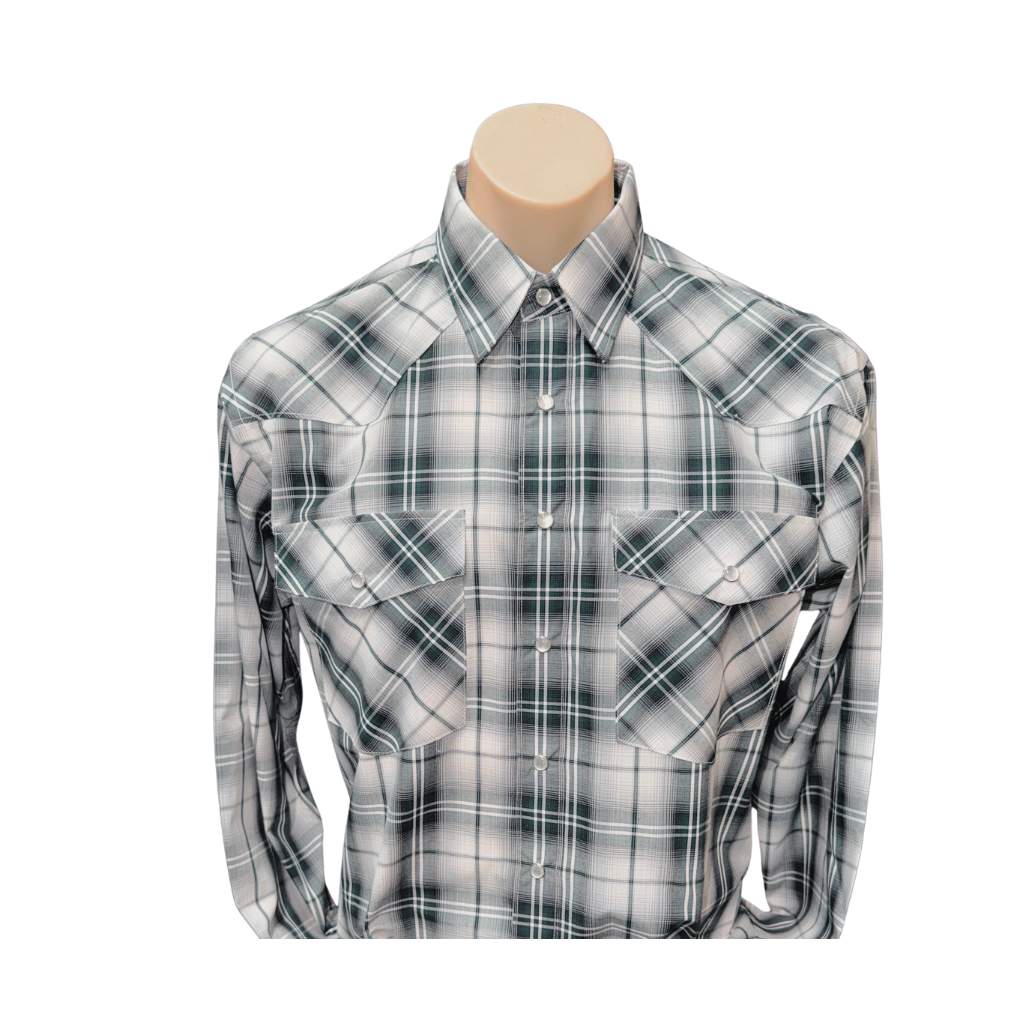 Bisley Mens BS70444 Western Plaid Shirt