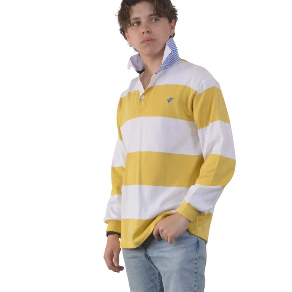 Bullrush Ladies Seasonal Duo Striped Rugby