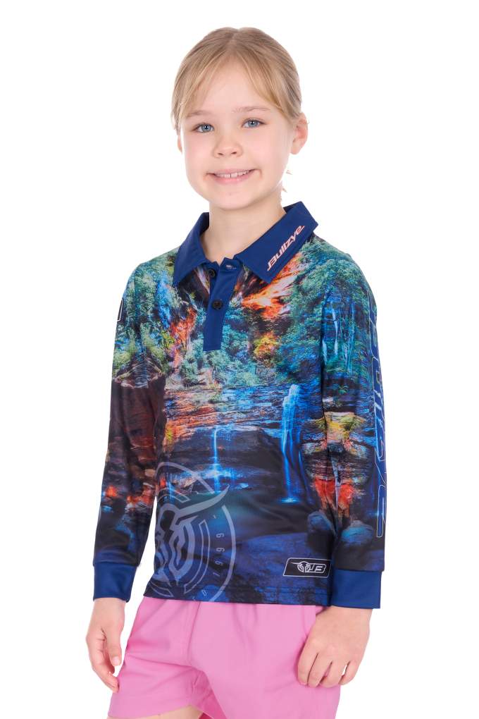 Bullzye Girls Waterfall Fishing Shirt
