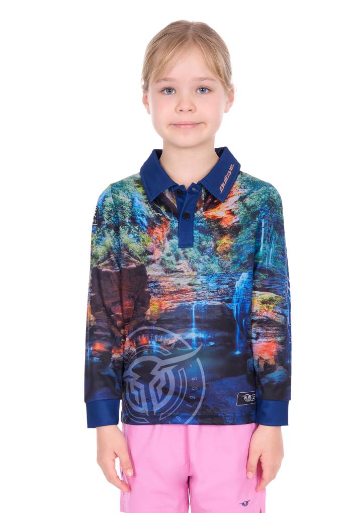 Bullzye Girls Waterfall Fishing Shirt
