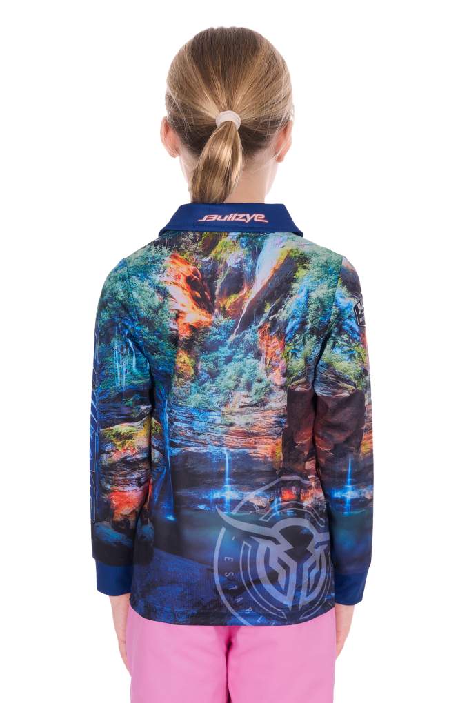 Bullzye Girls Waterfall Fishing Shirt