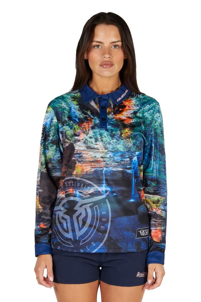Bullzye Ladies Waterfall Fishing Shirt