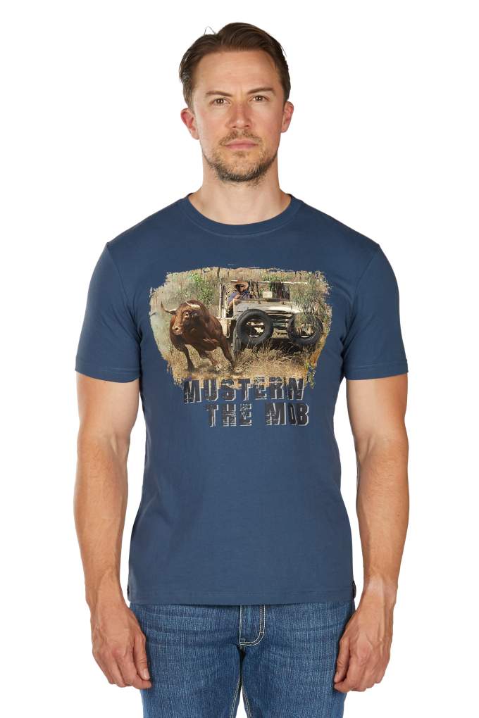 Bullzye Mens Muster Tee