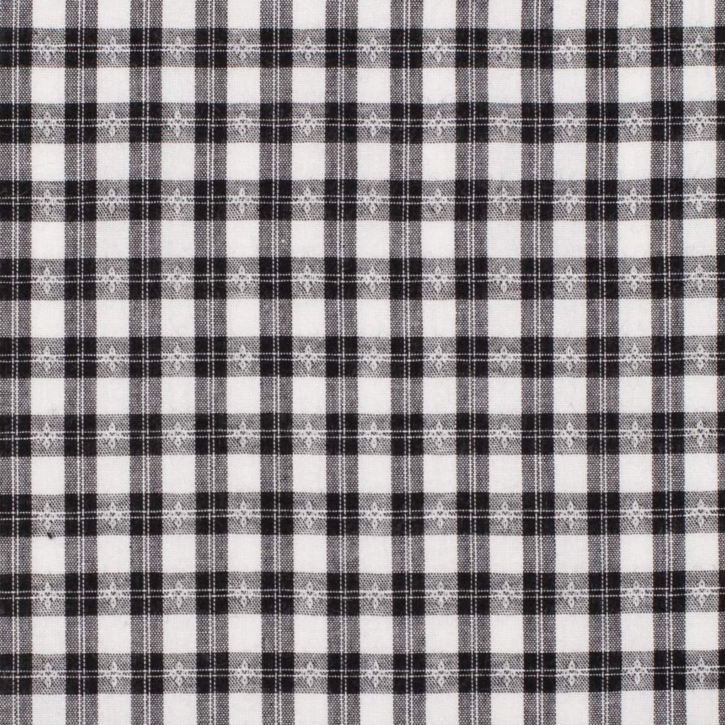 JCA Carlee Smoke Mustard/White Check &amp; Black/White Check Double Sided Scarf