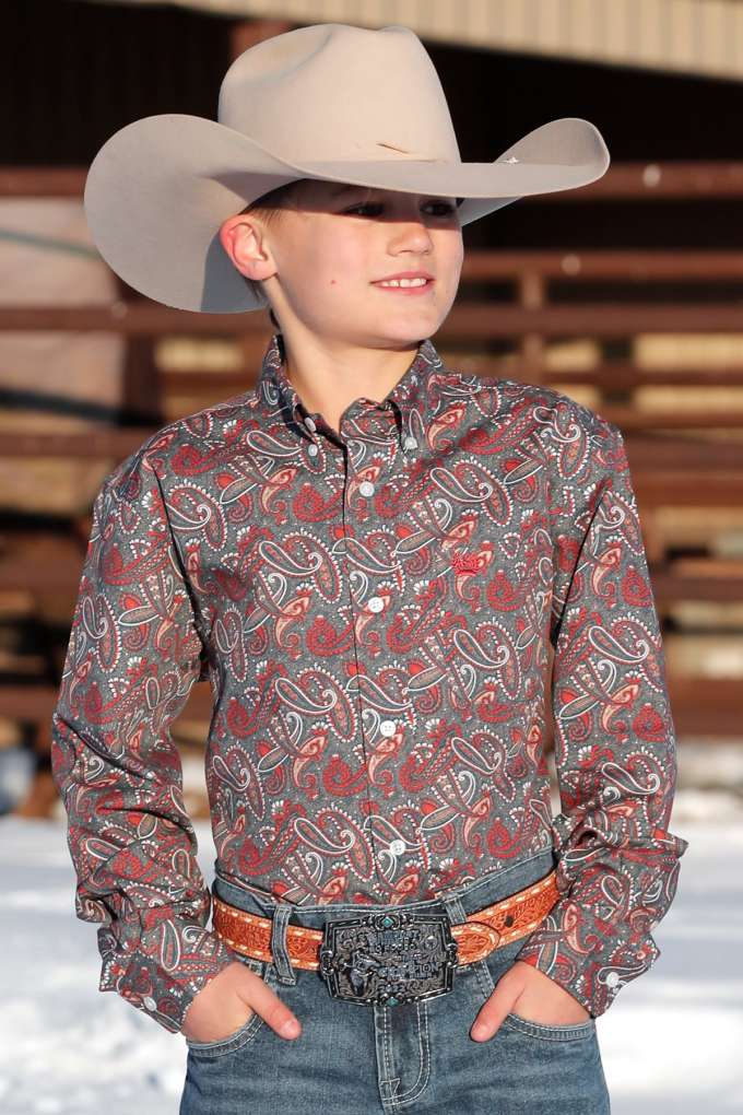 Cinch Boys Paisley MTW7060329 Shirt