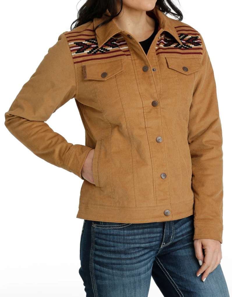 Cinch Ladies Corduroy Trucker Jacket Stretch