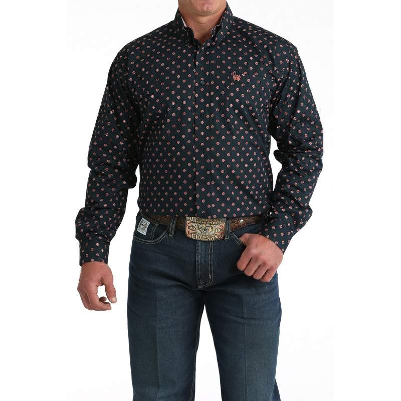 Cinch Mens MTW1106018 Contrast Classic Shirt