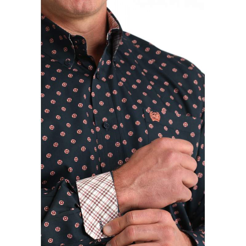 Cinch Mens MTW1106018 Contrast Classic Shirt